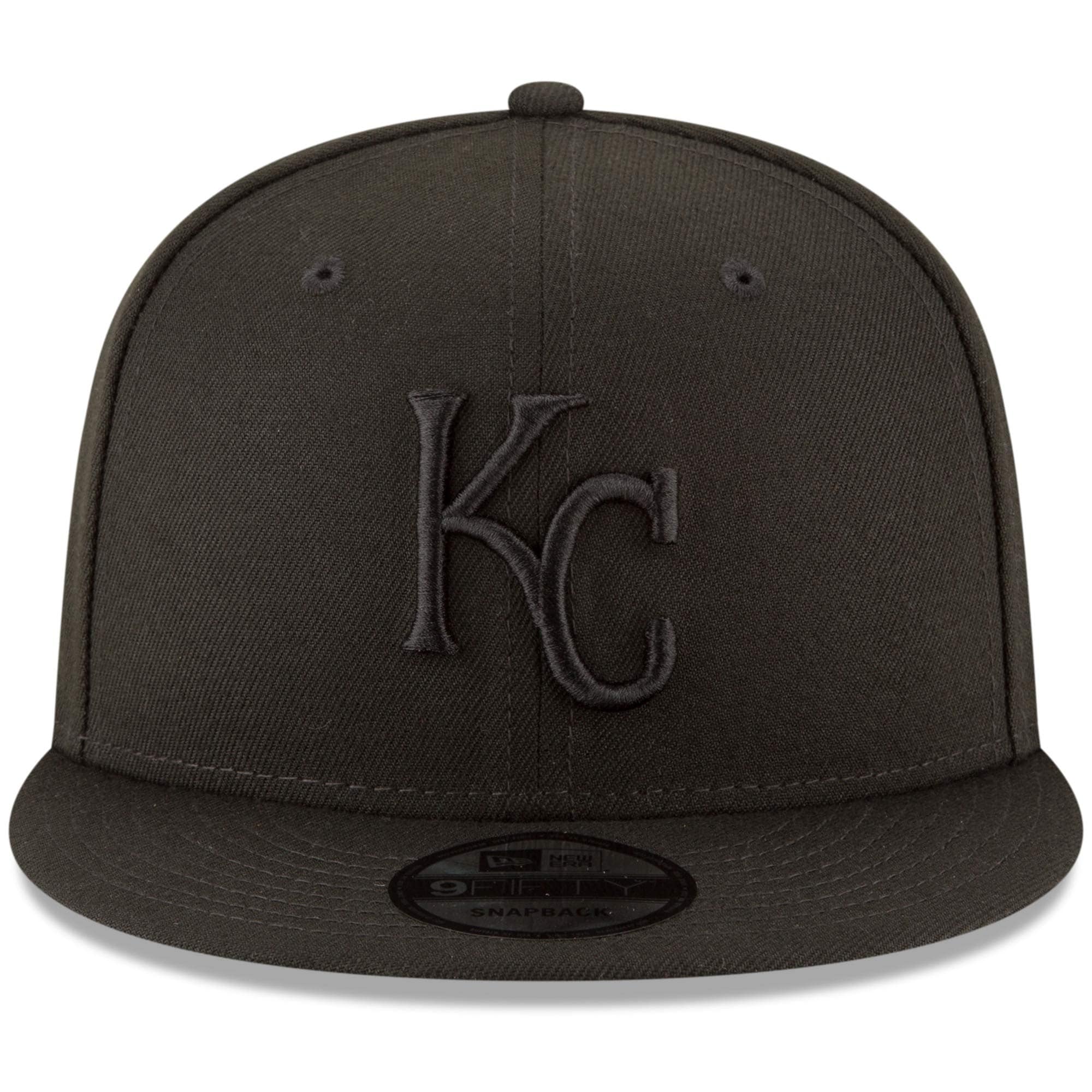 Kansas City Royals Store - kansas city royals new era black on black 9fifty team snapback adjustable hat – black Collection | Royals Fan Essentials