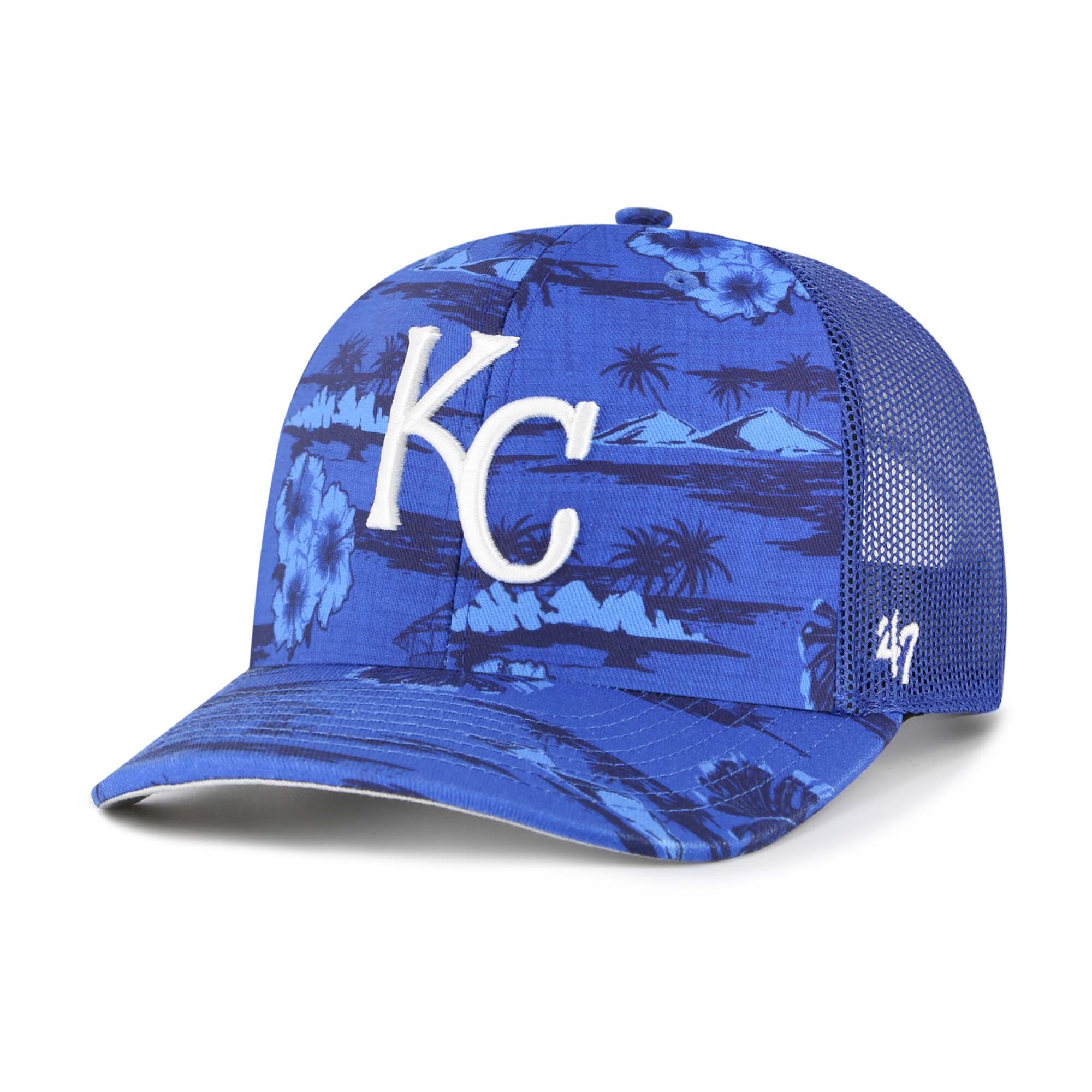 Kansas City Royals Store - mens kansas city royals 47 blue fiji trucker adjustable hat Collection | Royals Fan Essentials