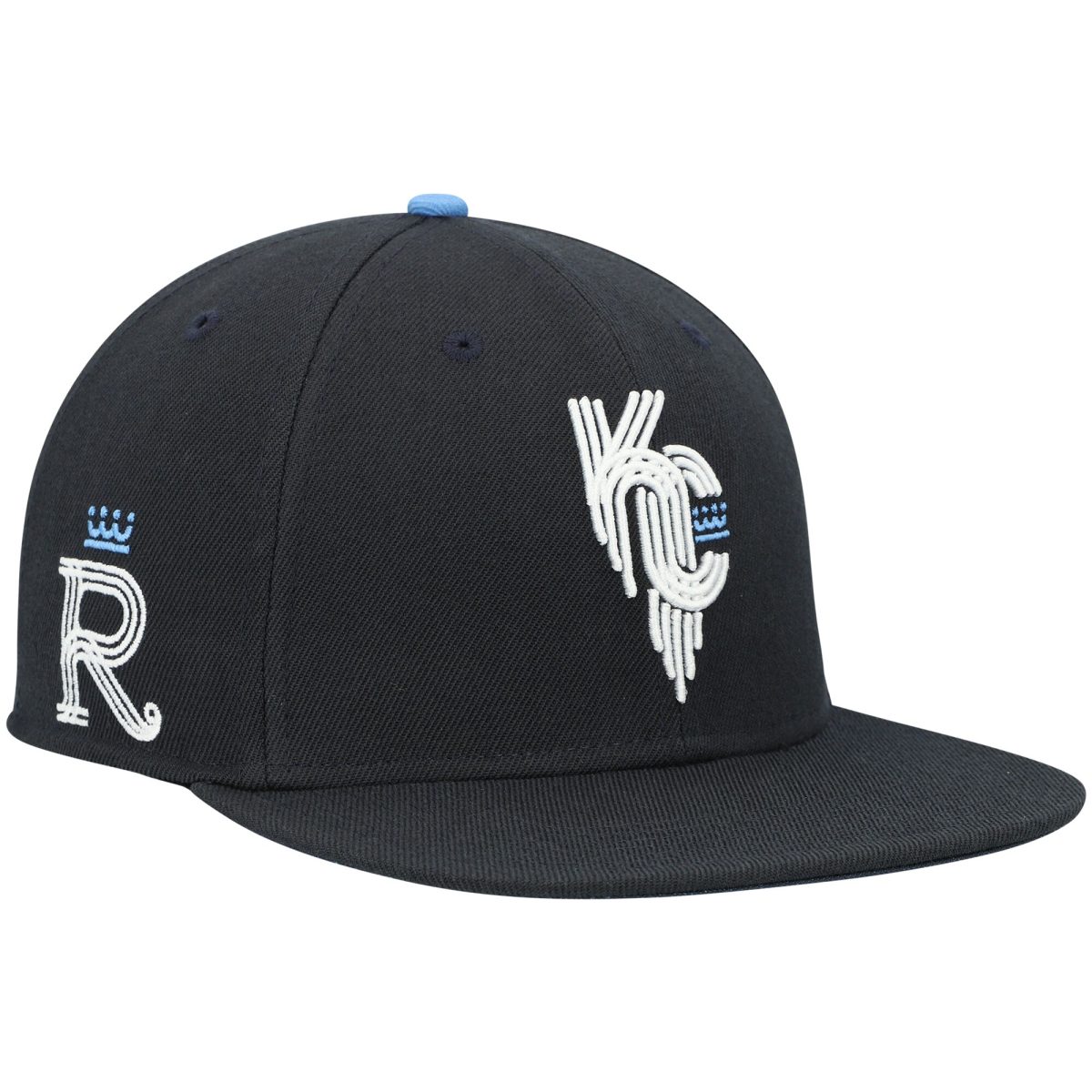Kansas City Royals Store - mens kansas city royals 47 navy 2021 city connect captain snapback hat Collection | Royals Fan Essentials