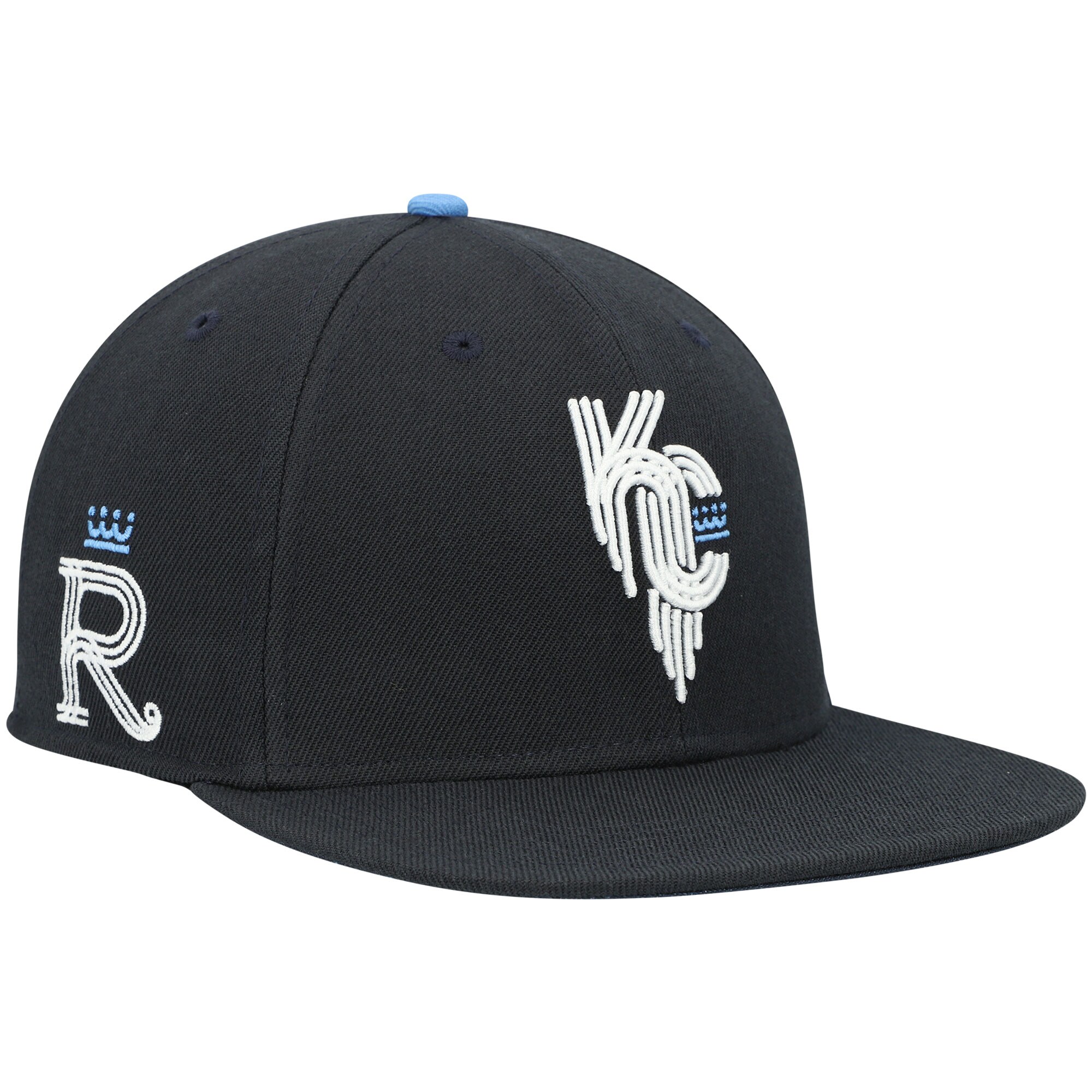 Kansas City Royals Store - mens kansas city royals 47 navy 2021 city connect captain snapback hat Collection | Royals Fan Essentials