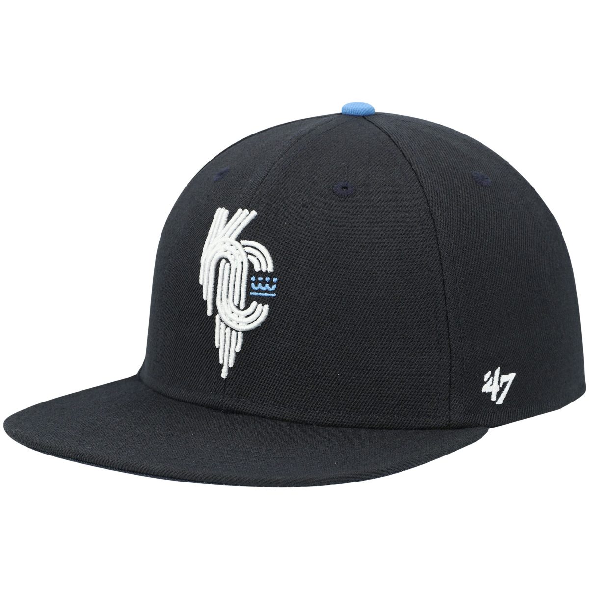 Kansas City Royals Store - mens kansas city royals 47 navy 2021 city connect captain snapback hat Collection | Royals Fan Essentials