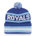Kansas City Royals Store - mens kansas city royals 47 royal bering cuffed knit hat with pom Collection | Royals Fan Essentials