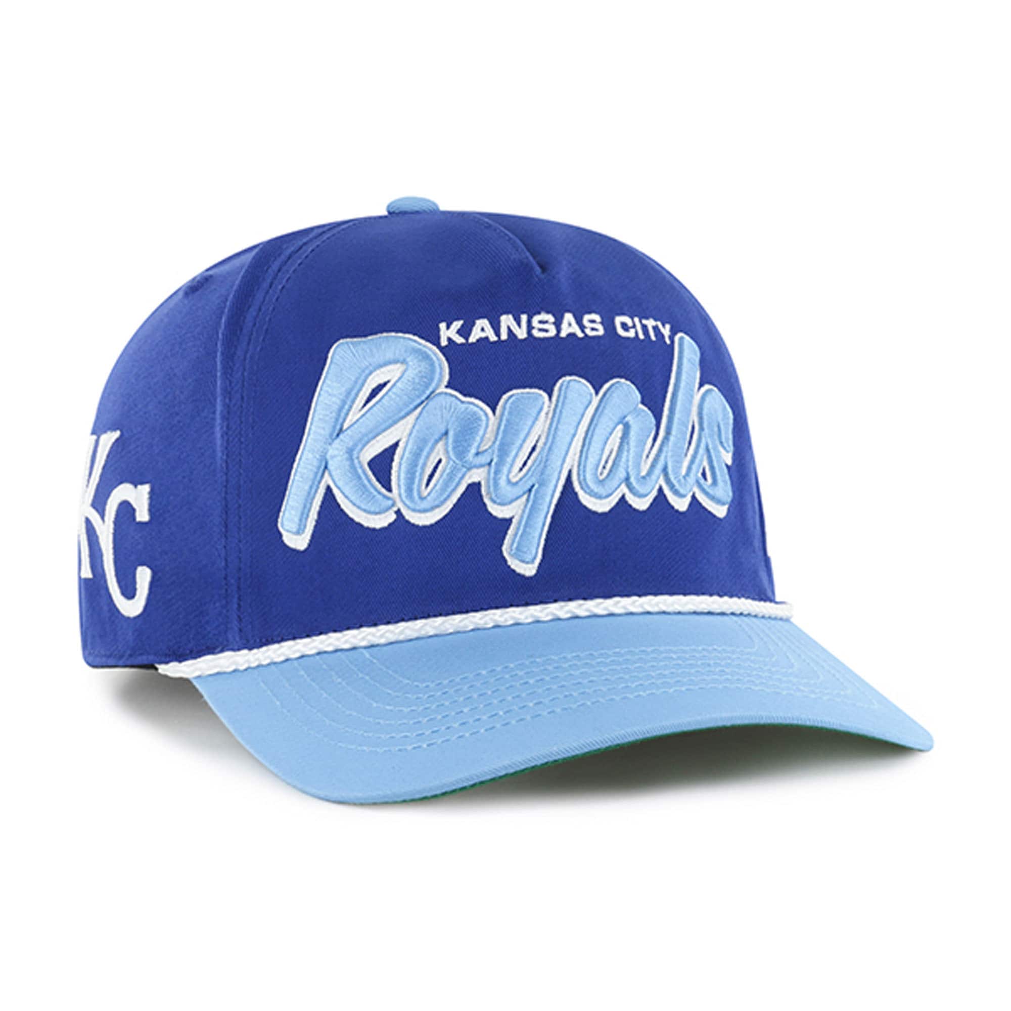 Kansas City Royals Store - mens kansas city royals 47 royal dropshadow rope hitch adjustable hat Collection | Royals Fan Essentials