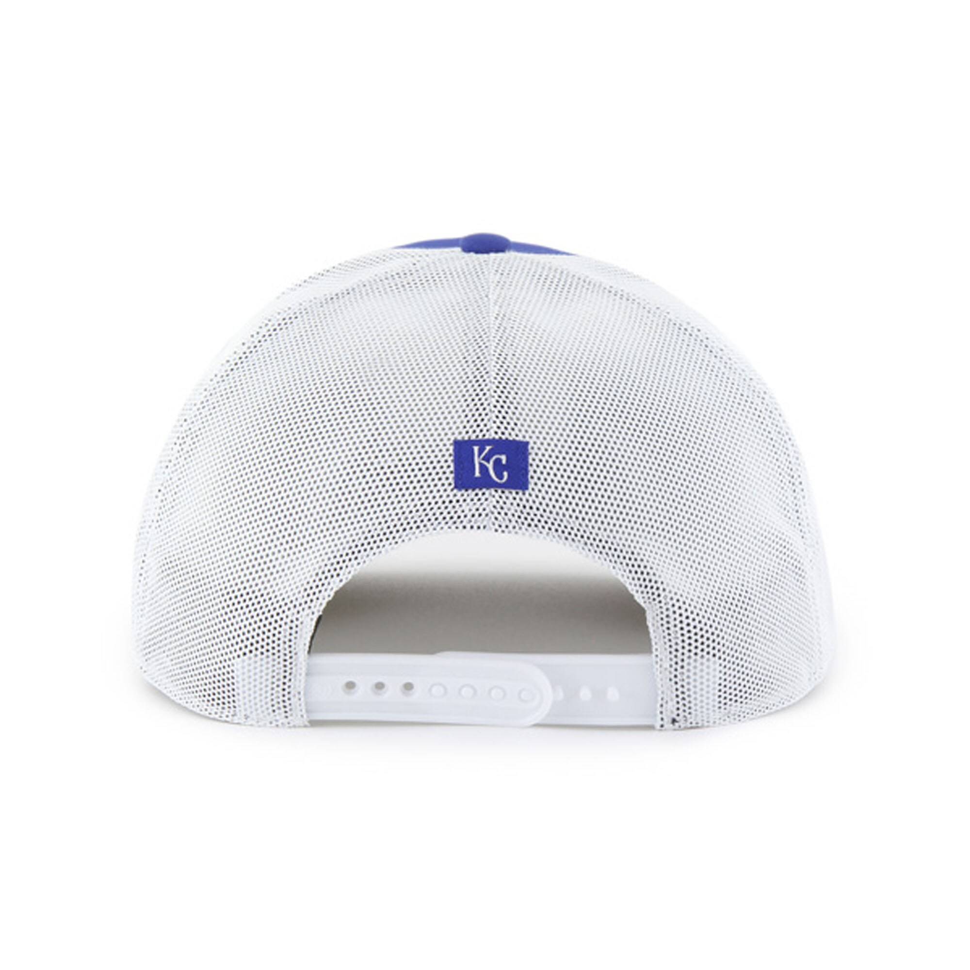 Kansas City Royals Store - mens kansas city royals 47 royalwhite scratch adjustable trucker hat Collection | Royals Fan Essentials