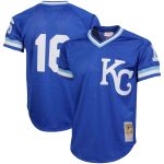 Kansas City Royals Store - mens kansas city royals bo jackson mitchell  ness royal cooperstown collection big  tall mesh batting practice jersey Collection | Royals Fan Essentials