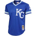 Kansas City Royals Store - mens kansas city royals bo jackson mitchell  ness royal cooperstown collection big  tall mesh batting practice jersey Collection | Royals Fan Essentials