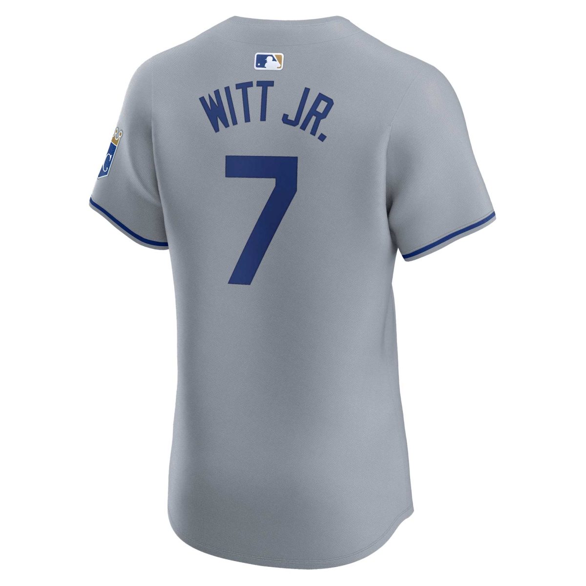 Kansas City Royals Store - mens kansas city royals bobby witt jr. nike gray road elite player jersey Collection | Royals Fan Essentials