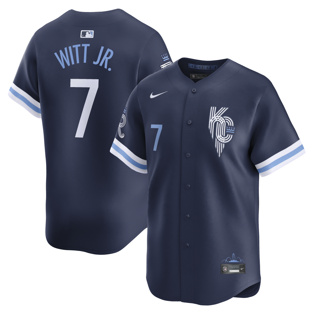 Kansas City Royals Store - mens kansas city royals bobby witt jr. nike navy city connect limited jersey Collection | Royals Fan Essentials