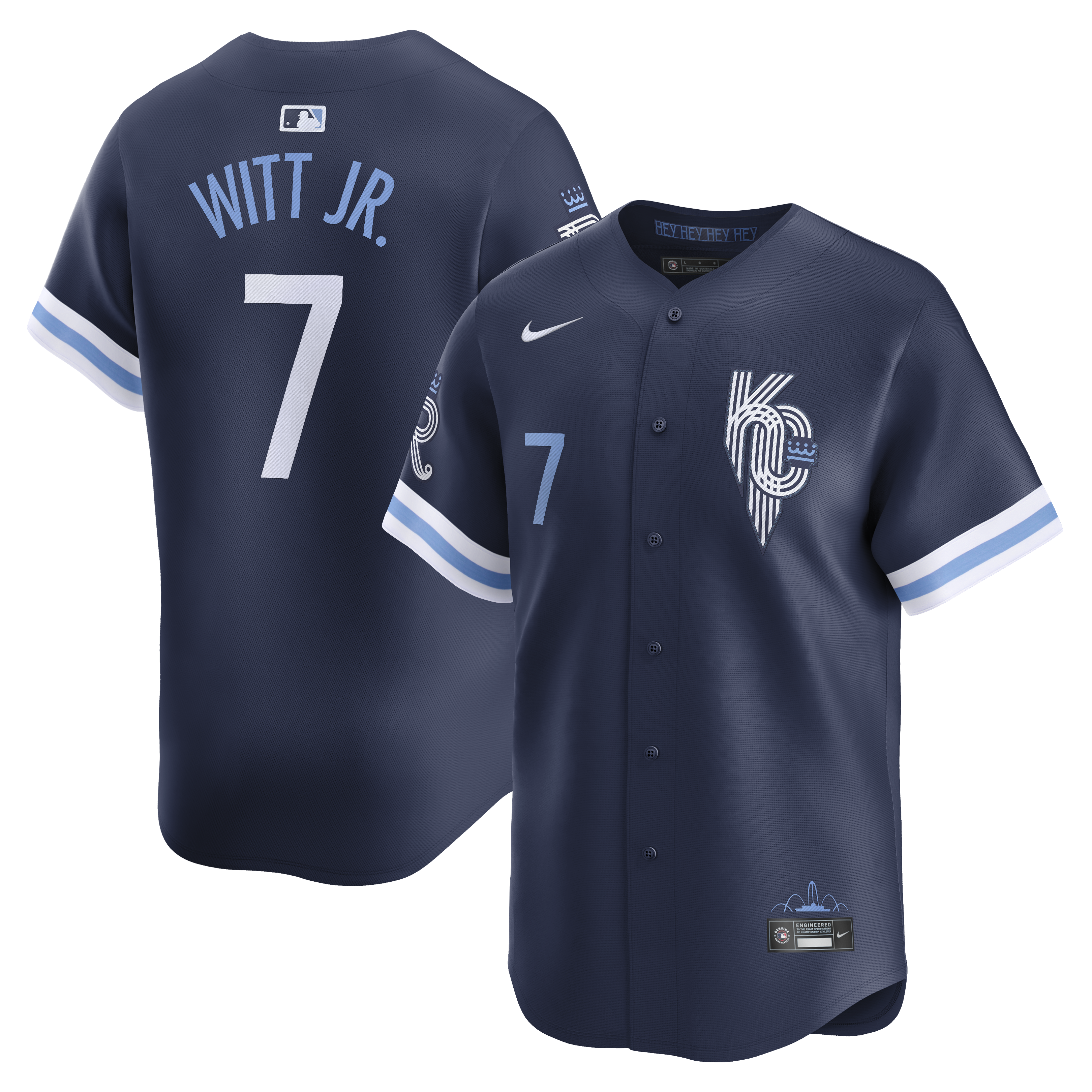 Kansas City Royals Store - mens kansas city royals bobby witt jr. nike navy city connect limited jersey Collection | Royals Fan Essentials