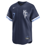 Kansas City Royals Store - mens kansas city royals bobby witt jr. nike navy city connect limited jersey Collection | Royals Fan Essentials