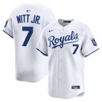 Kansas City Royals Store - mens kansas city royals bobby witt jr. nike white alternate limited player jersey Collection | Royals Fan Essentials