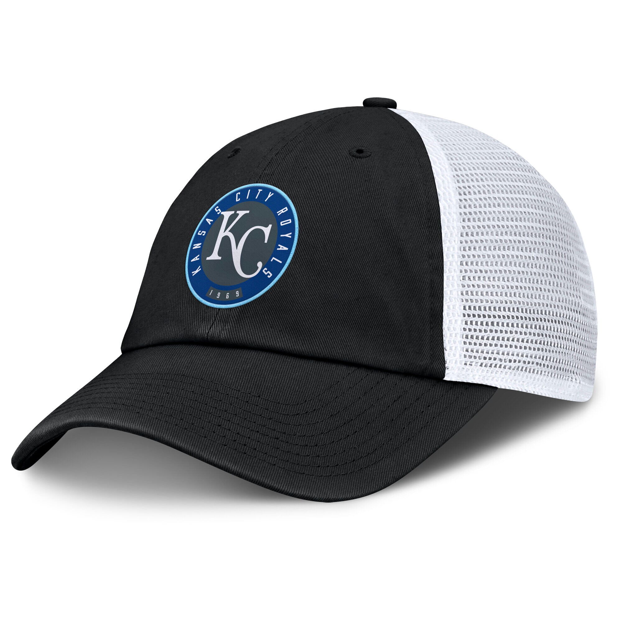 Kansas City Royals Store - mens kansas city royals fanatics blackwhite averies adjustable hat Collection | Royals Fan Essentials