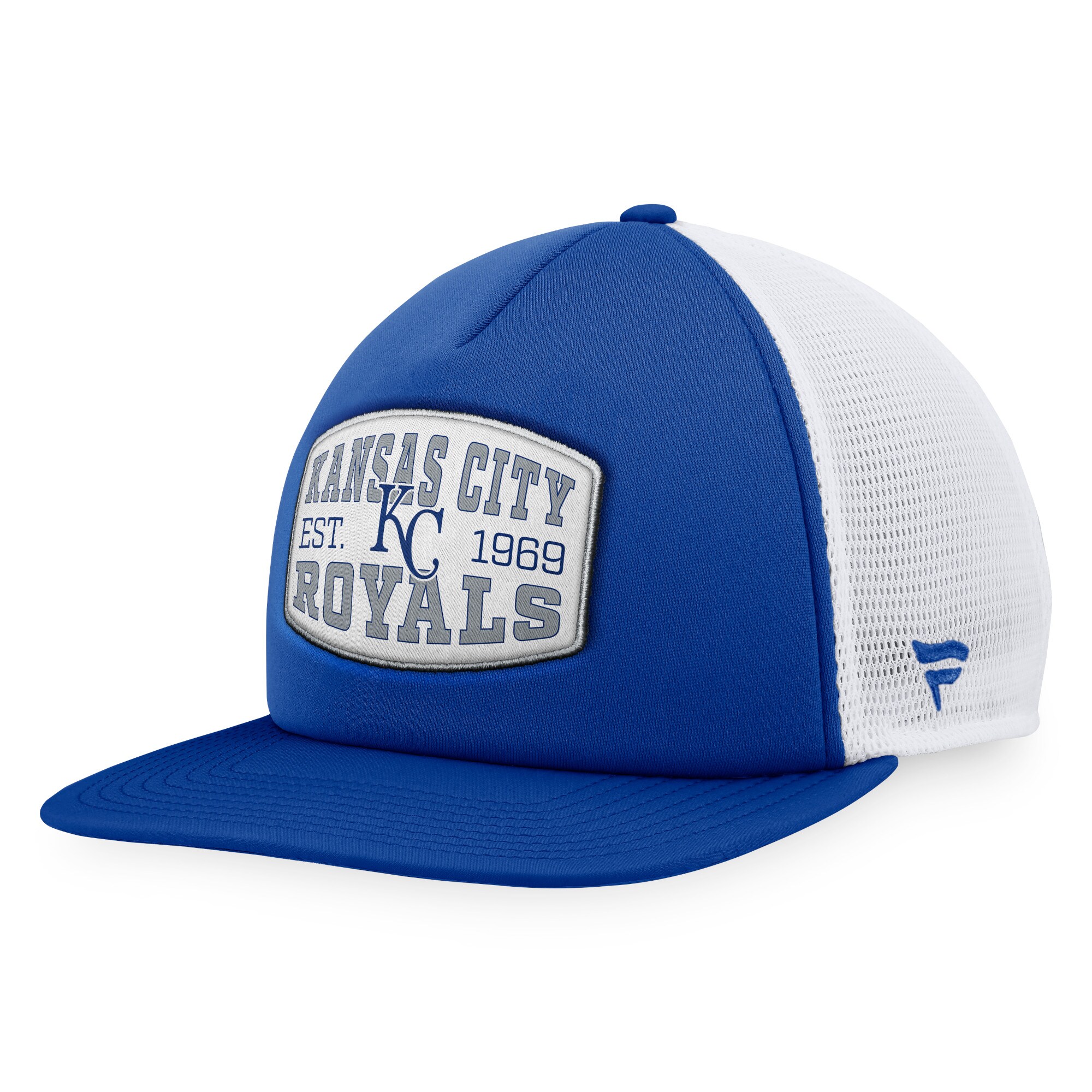 Kansas City Royals Store - mens kansas city royals fanatics royal foam front patch trucker snapback hat Collection | Royals Fan Essentials