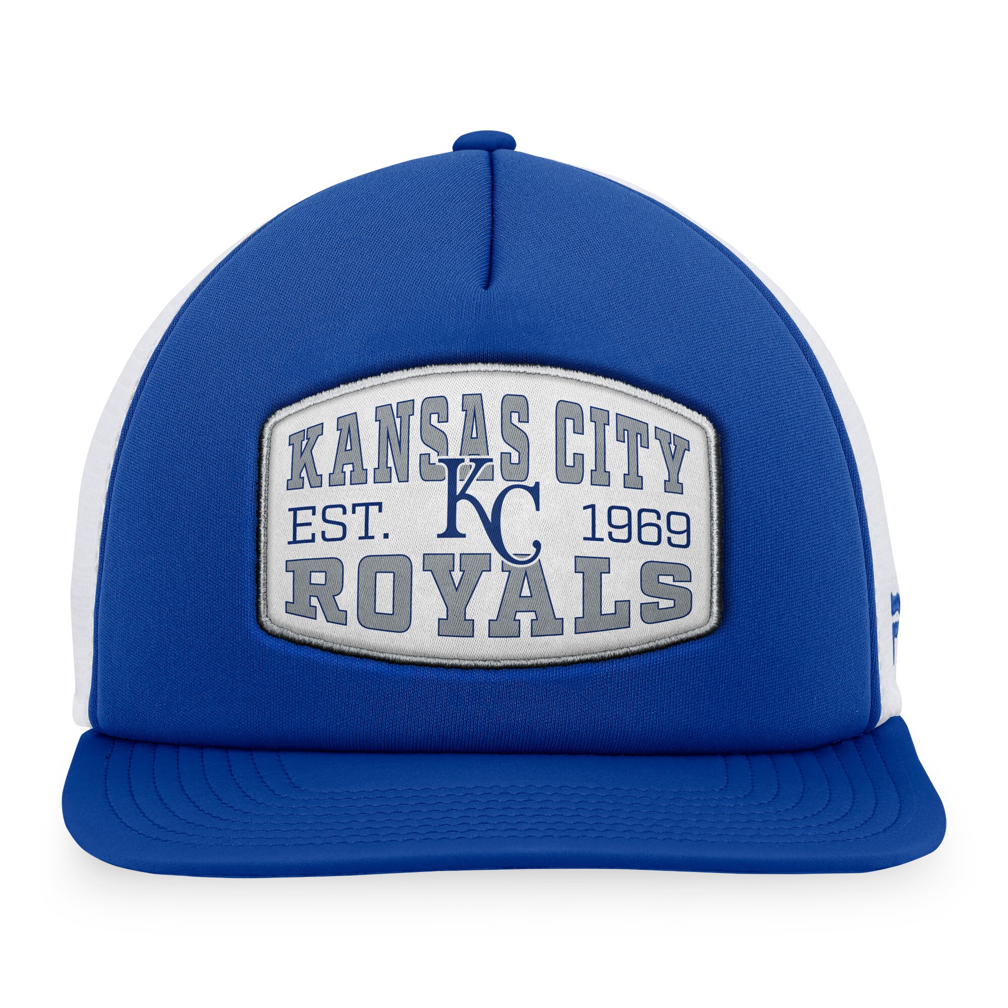 Kansas City Royals Store - mens kansas city royals fanatics royal foam front patch trucker snapback hat Collection | Royals Fan Essentials