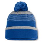 Kansas City Royals Store - mens kansas city royals fanatics royal fundamental gradient cuffed knit hat with pom Collection | Royals Fan Essentials