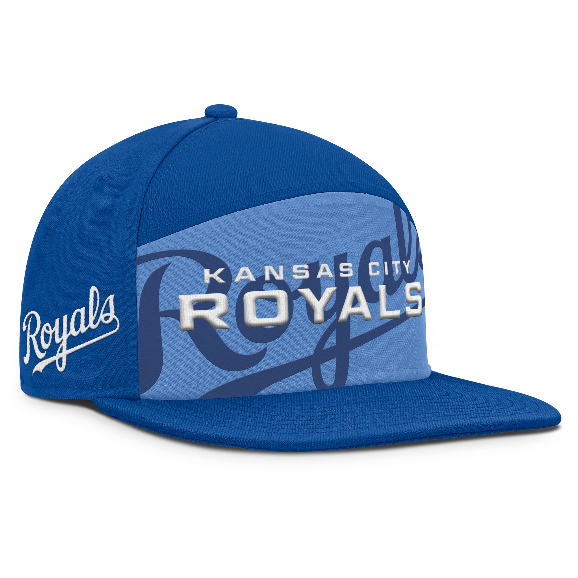 Kansas City Royals Store - mens kansas city royals fanatics royallight blue clubhouse splitter snapback hat Collection | Royals Fan Essentials