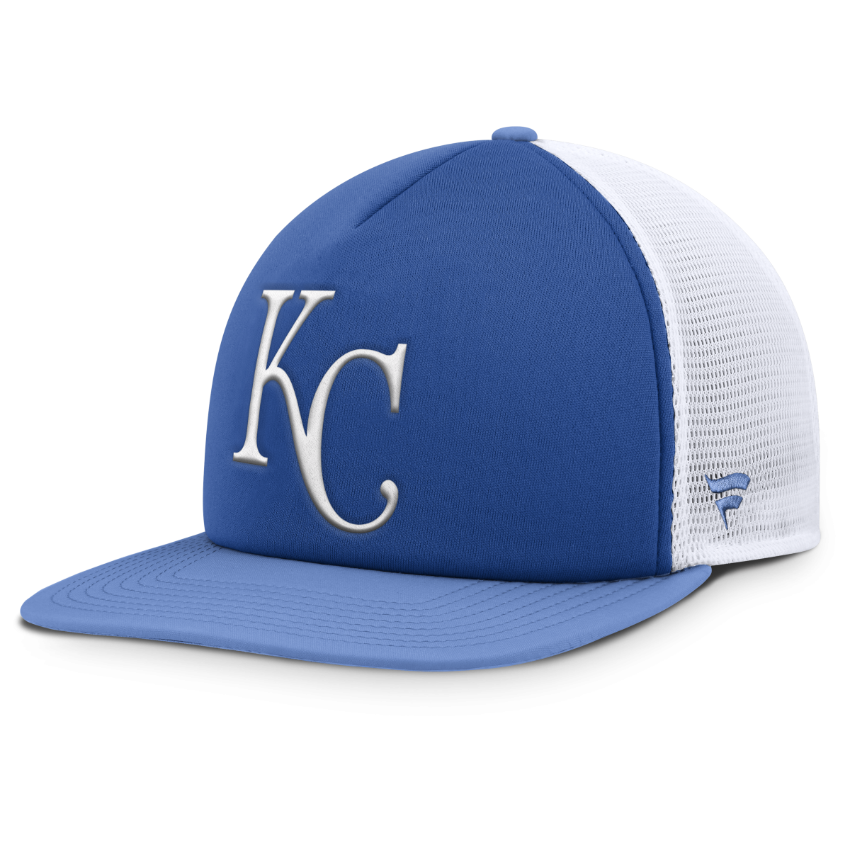 Kansas City Royals Store - mens kansas city royals fanatics royalwhite fundamental foam front snapback hat Collection | Royals Fan Essentials