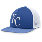 Kansas City Royals Store - mens kansas city royals fanatics royalwhite fundamental foam front snapback hat Collection | Royals Fan Essentials