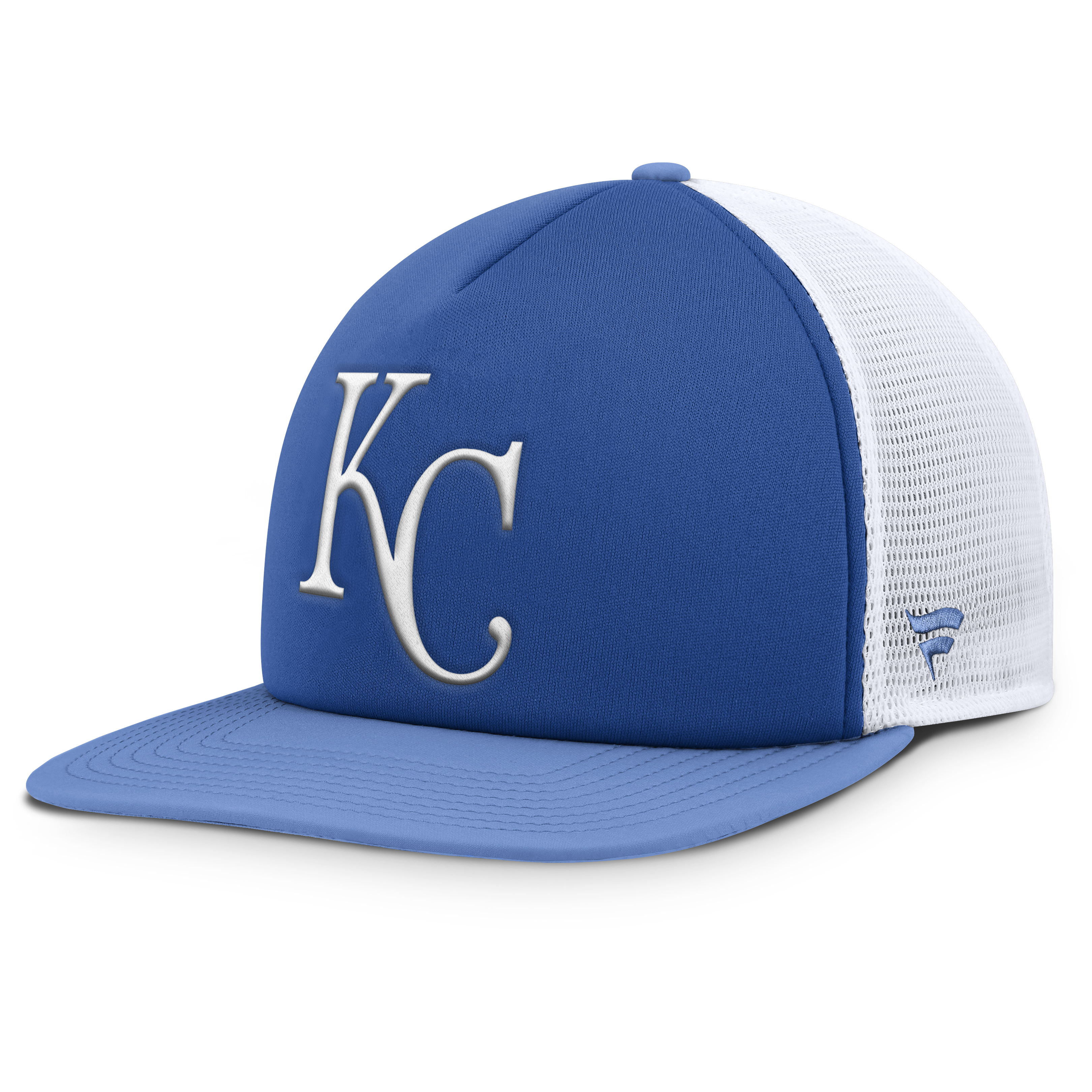 Kansas City Royals Store - mens kansas city royals fanatics royalwhite fundamental foam front snapback hat Collection | Royals Fan Essentials