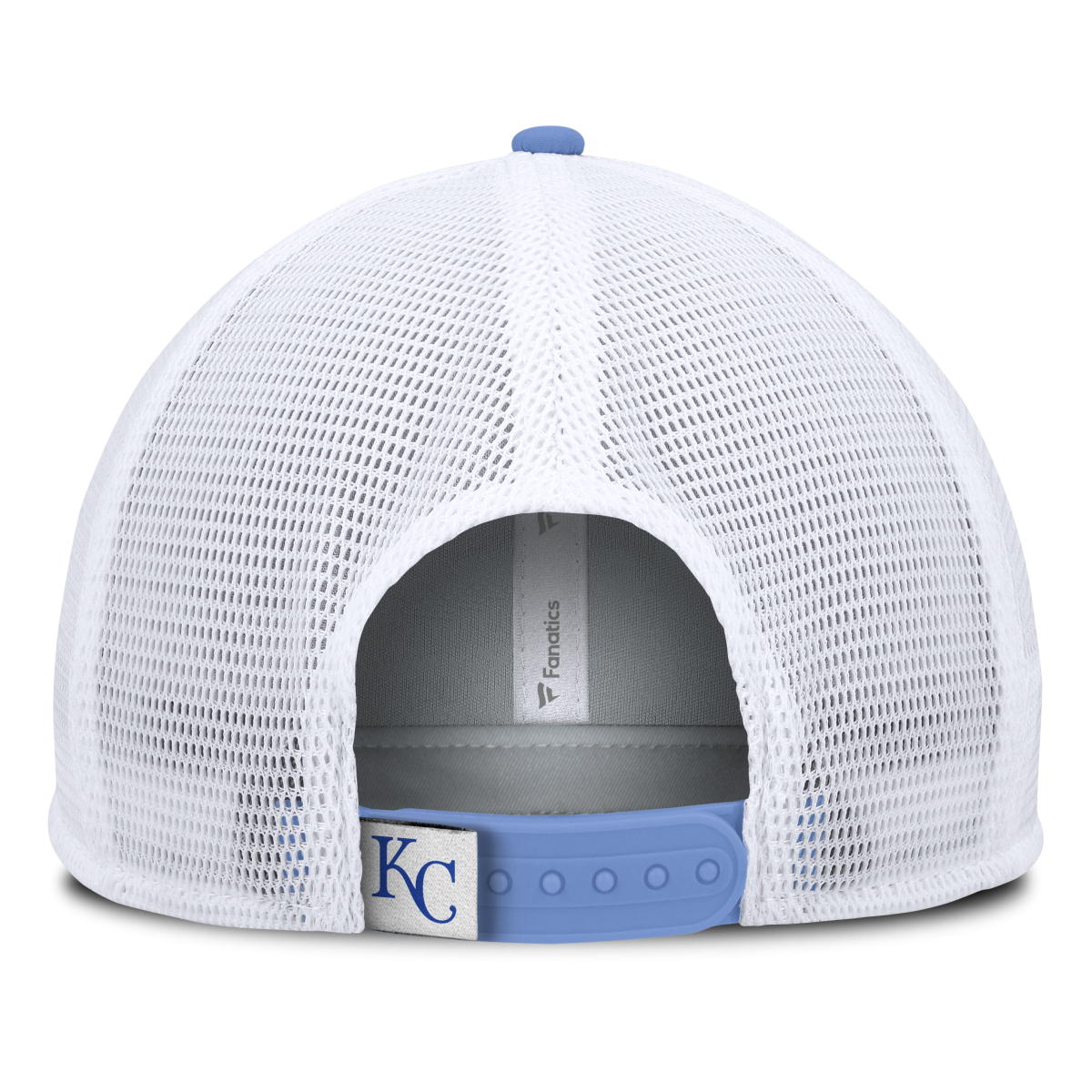 Kansas City Royals Store - mens kansas city royals fanatics royalwhite fundamental foam front snapback hat Collection | Royals Fan Essentials