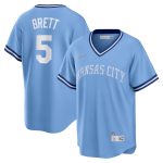 Kansas City Royals Store - mens kansas city royals george brett nike light blue road cooperstown collection player jersey Collection | Royals Fan Essentials