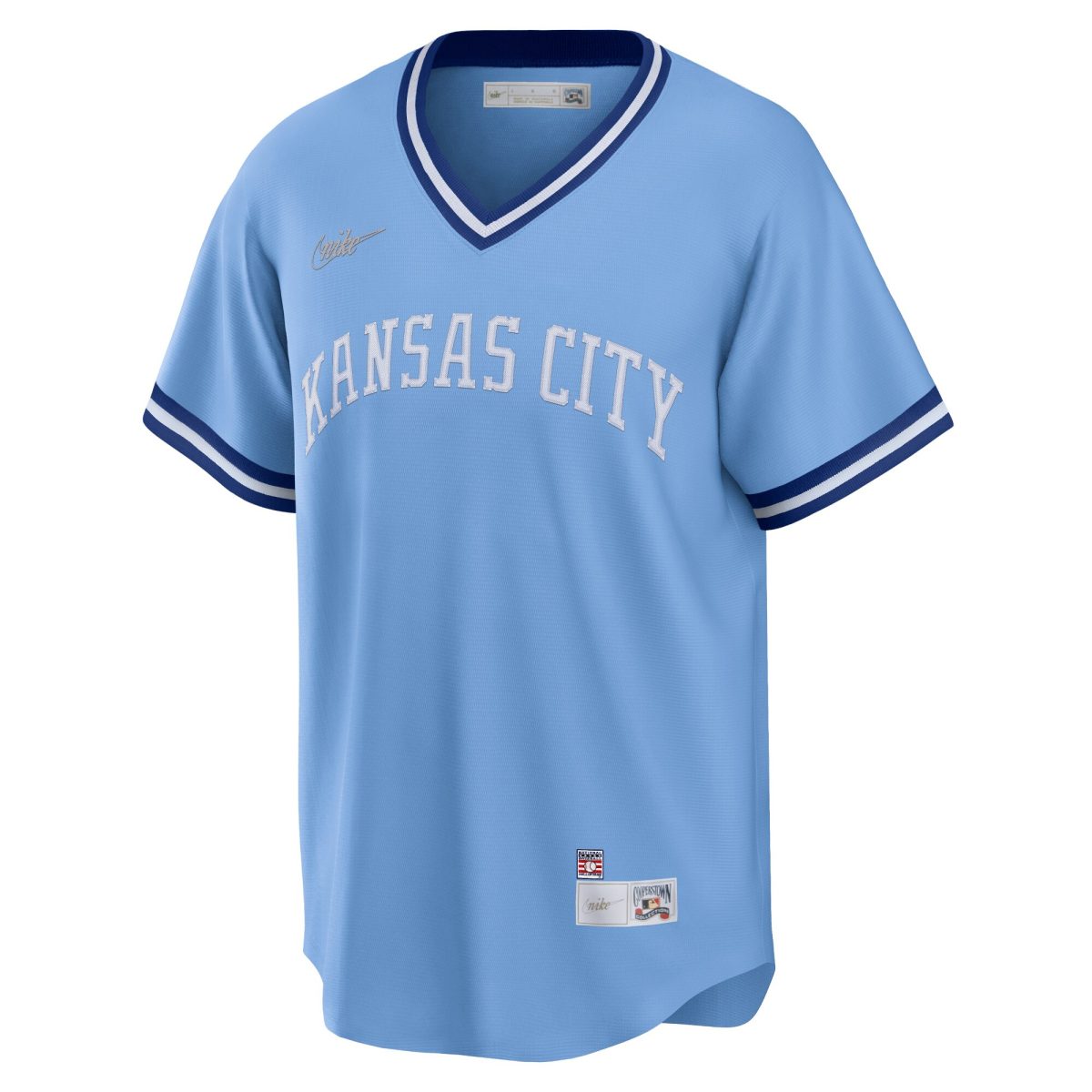 Kansas City Royals Store - mens kansas city royals george brett nike light blue road cooperstown collection player jersey Collection | Royals Fan Essentials