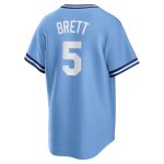 Kansas City Royals Store - mens kansas city royals george brett nike light blue road cooperstown collection player jersey Collection | Royals Fan Essentials