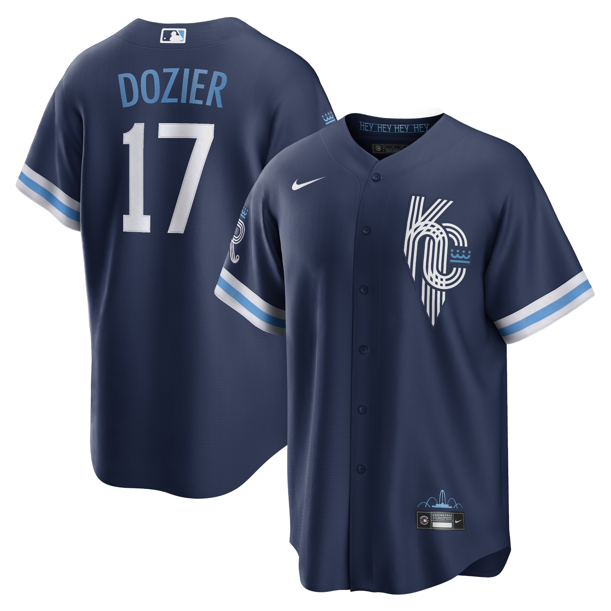 Kansas City Royals Store - mens kansas city royals hunter dozier nike navy city connect replica player jersey Collection | Royals Fan Essentials