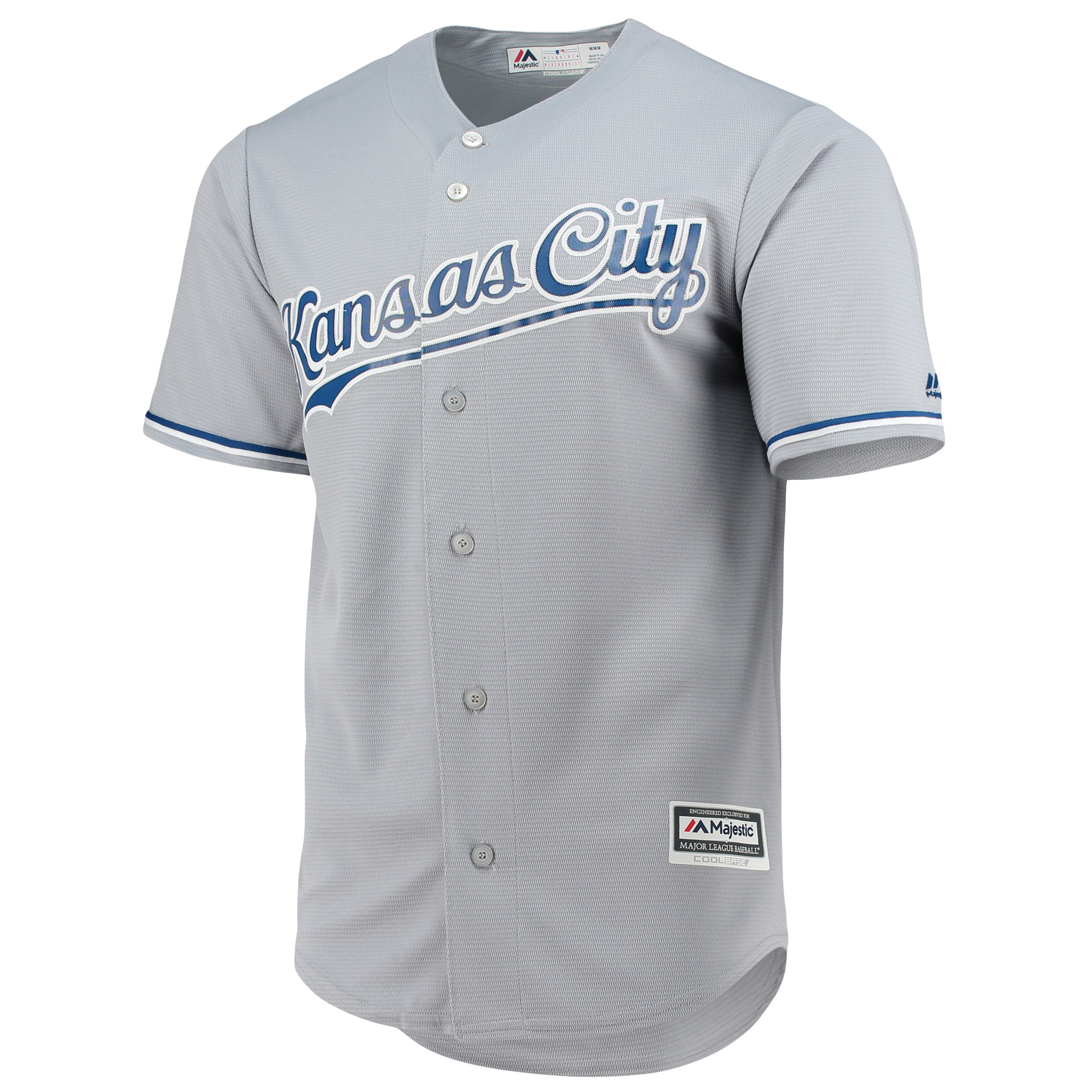 Kansas City Royals Store - mens kansas city royals majestic gray team official jersey Collection | Royals Fan Essentials