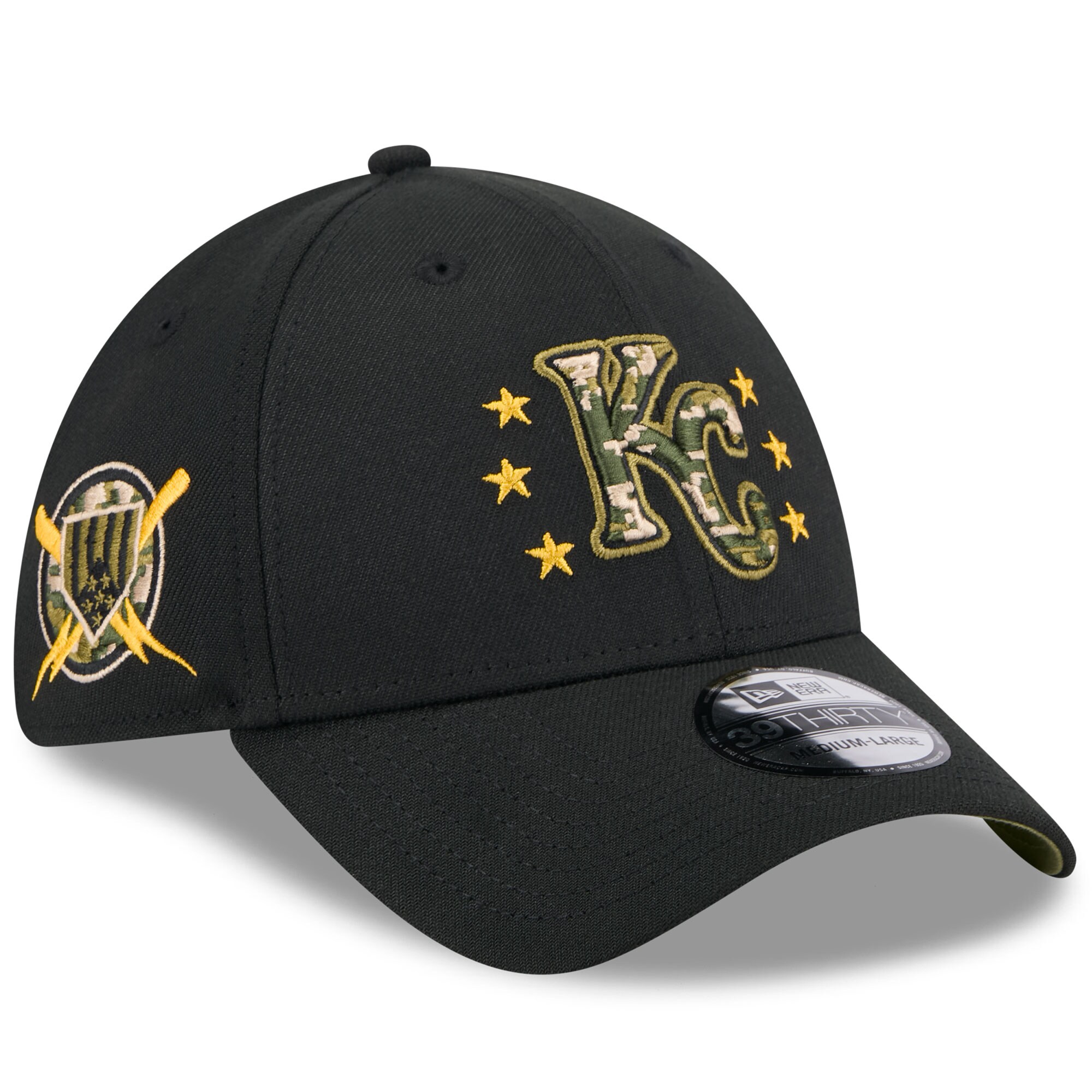 Kansas City Royals Store - mens kansas city royals new era black 2024 armed forces day 39thirty flex hat Collection | Royals Fan Essentials