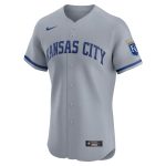 Kansas City Royals Store - mens kansas city royals nike gray road 2024 jackie robinson day elite jersey Collection | Royals Fan Essentials
