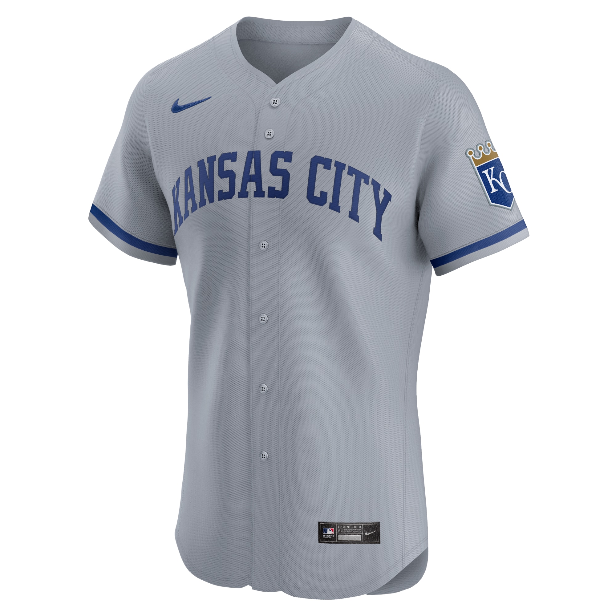 Kansas City Royals Store - mens kansas city royals nike gray road 2024 jackie robinson day elite jersey Collection | Royals Fan Essentials