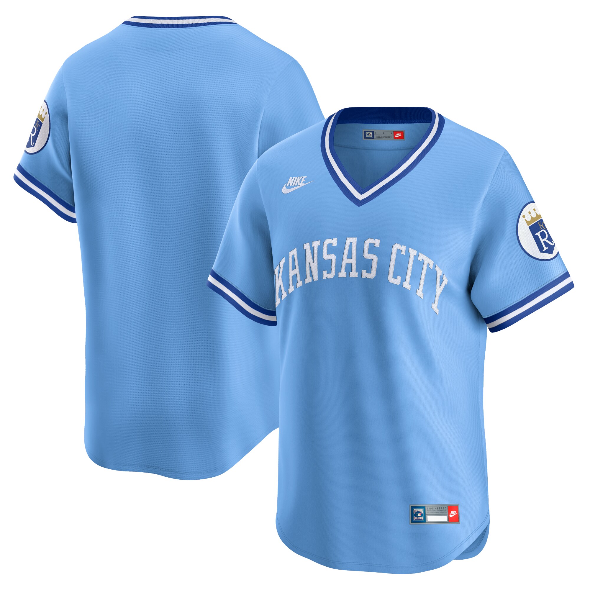 Kansas City Royals Store - mens kansas city royals nike light blue cooperstown collection limited jersey Collection | Royals Fan Essentials