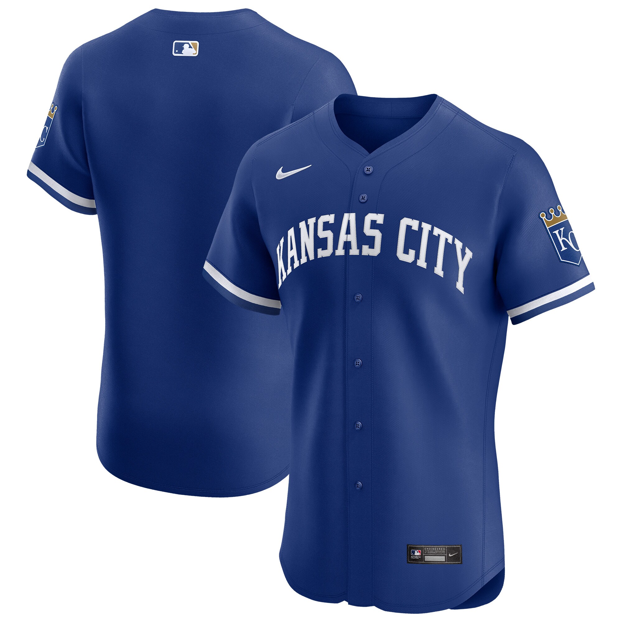 Kansas City Royals Store - mens kansas city royals nike royal alternate vapor premier elite patch jersey Collection | Royals Fan Essentials