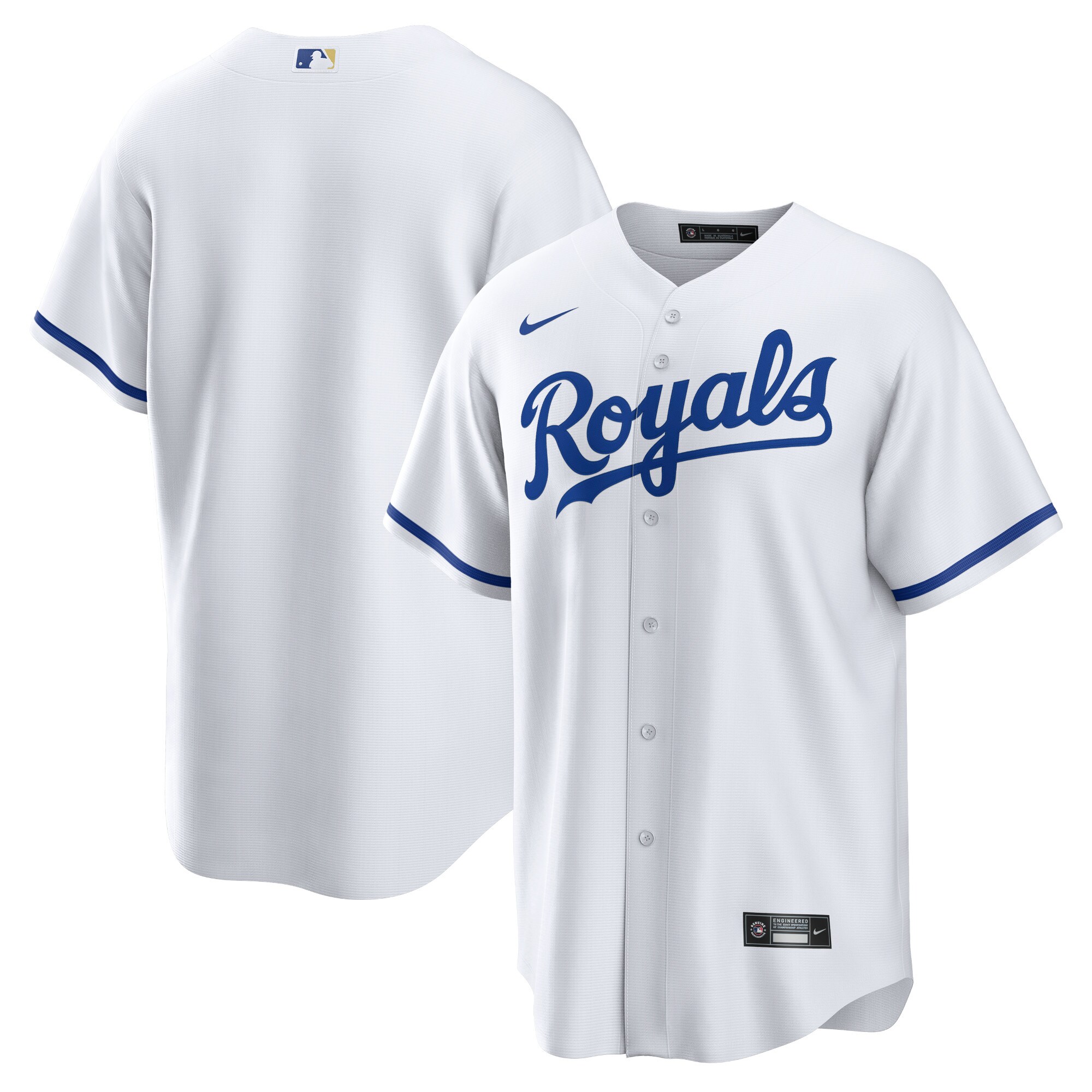 Kansas City Royals Store - mens kansas city royals nike white home blank replica jersey Collection | Royals Fan Essentials