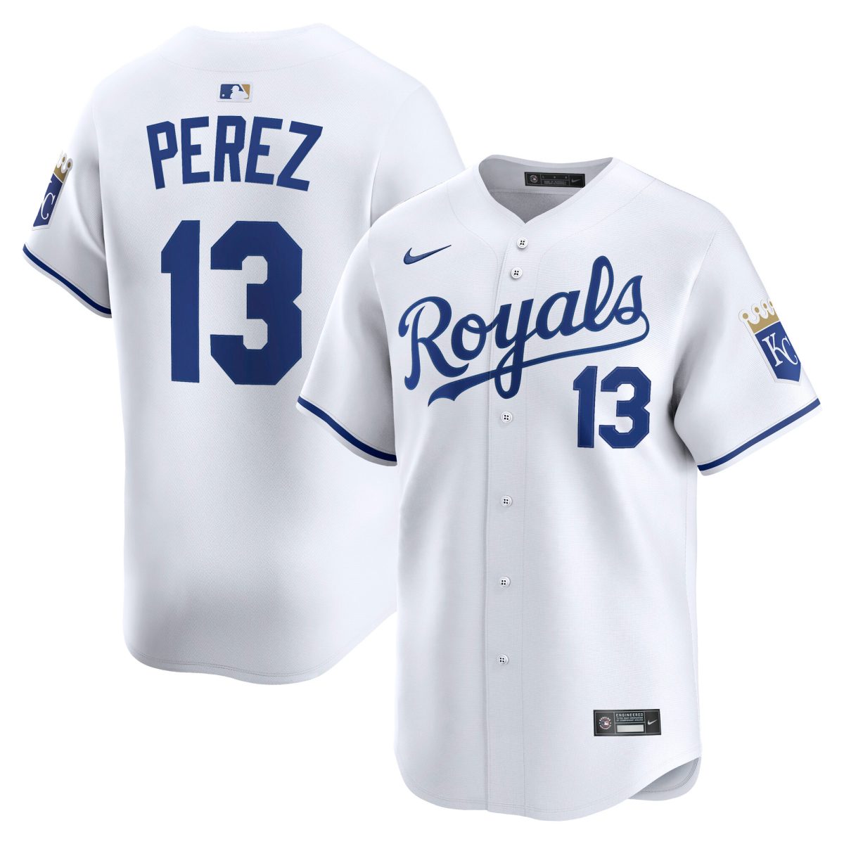 Kansas City Royals Store - mens kansas city royals salvador perez nike white home limited player jersey Collection | Royals Fan Essentials