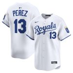 Kansas City Royals Store - mens kansas city royals salvador perez nike white home limited player jersey Collection | Royals Fan Essentials