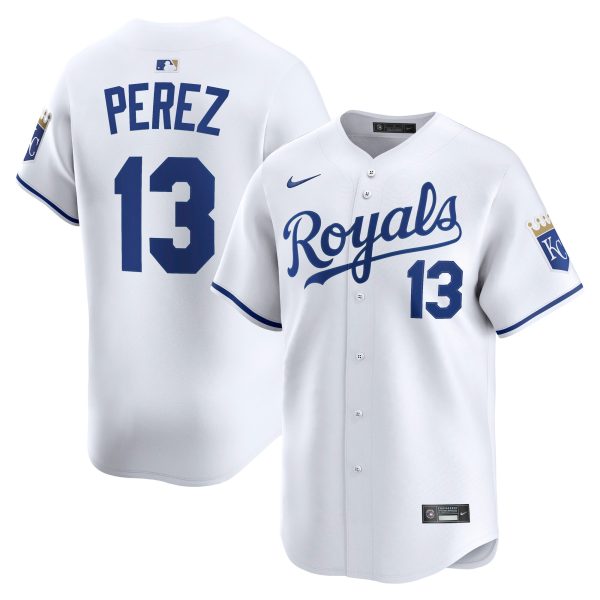 Kansas City Royals Store - mens kansas city royals salvador perez nike white home limited player jersey Collection | Royals Fan Essentials