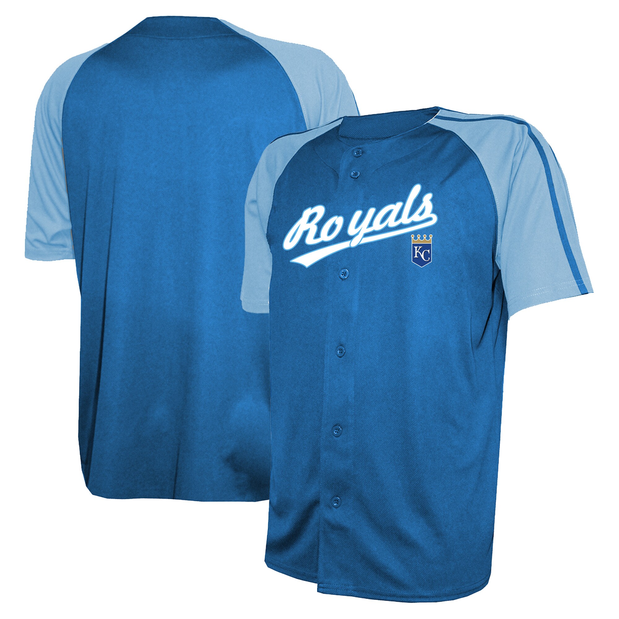 Kansas City Royals Store - mens kansas city royals stitches royal team raglan jersey Collection | Royals Fan Essentials