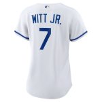 Kansas City Royals Store - womens kansas city royals bobby witt jr. nike white home replica player jersey Collection | Royals Fan Essentials