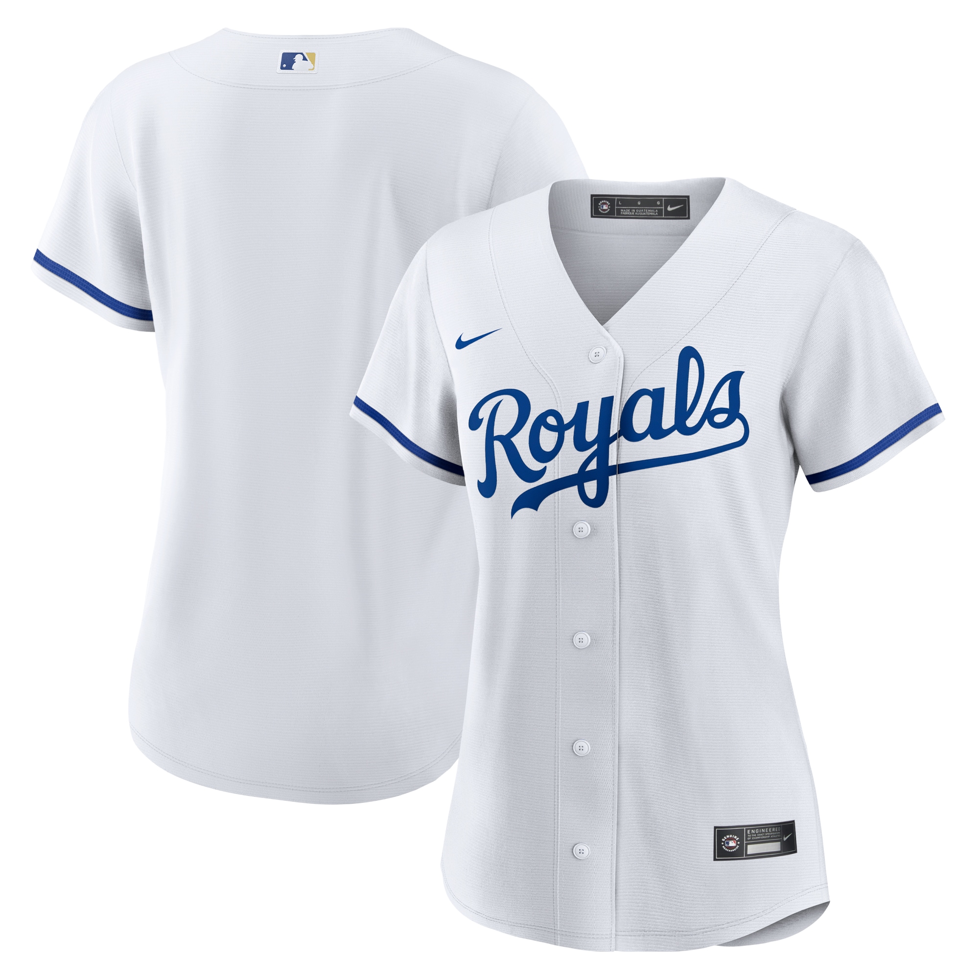 Kansas City Royals Store - womens kansas city royals nike white home replica team logo jersey Collection | Royals Fan Essentials