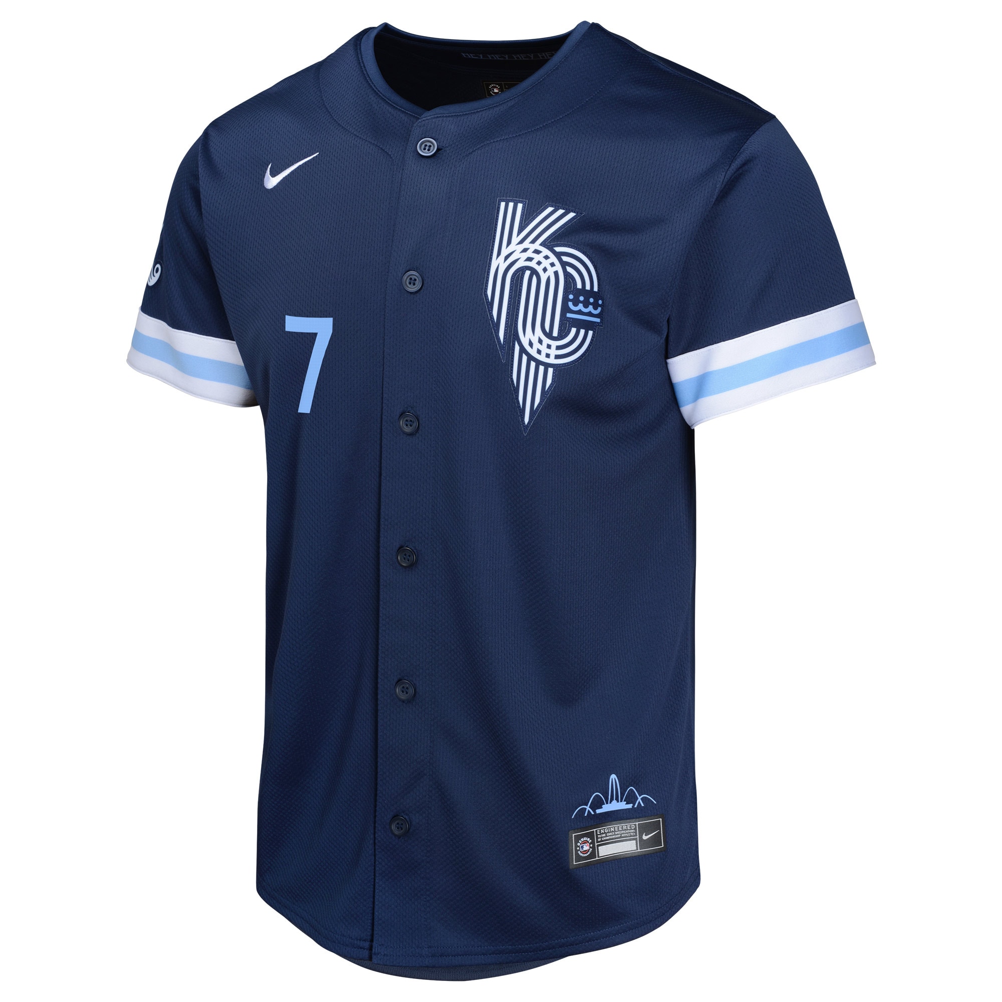 Kansas City Royals Store - youth kansas city royals bobby witt jr. nike navy city connect limited player jersey Collection | Royals Fan Essentials