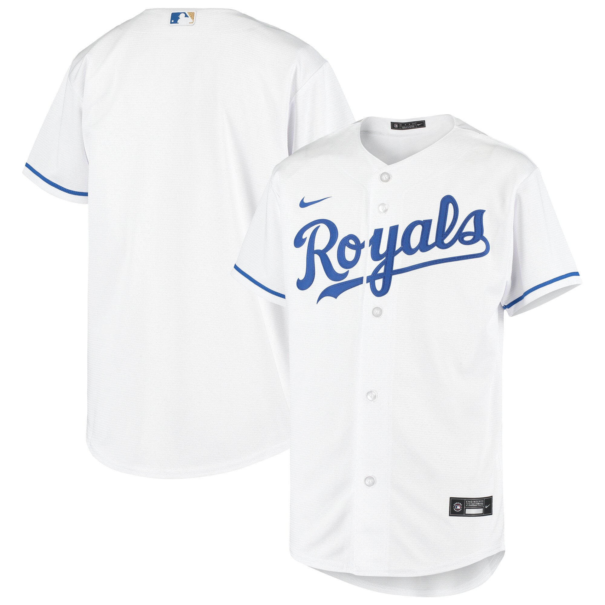 Kansas City Royals Store - youth kansas city royals nike white home replica team jersey Collection | Royals Fan Essentials